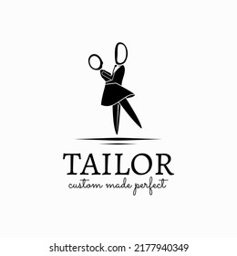 Tailor Custom Made Perfect Logo Business Design Vector