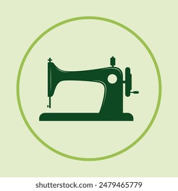 Tailor icon abstract background vector art illustration colorful design