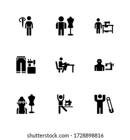 Symbol- oder Logo-isolierte Symbol-Vektor-Illustration - Sammlung hochwertiger, schwarzer Vektor-Symbole
