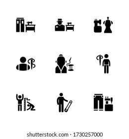 tailor icon or logo isolated sign symbol vector illustration - Collection of high quality black style vector icons
