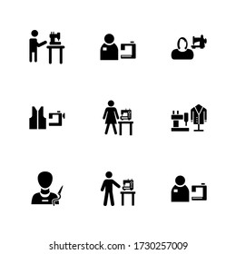 tailor icon or logo isolated sign symbol vector illustration - Collection of high quality black style vector icons
