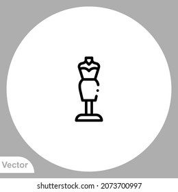 Tailor icon sign vector,Symbol, logo illustration for web and mobile