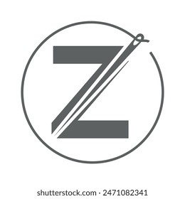 Tailor Logo combine with letter Z vector template