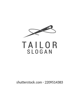 Tailor logo icon design template. luxury, vector.