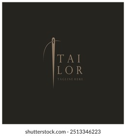 tailor logo icon illustration template combination of buttons for clothes, thread and sewing machine, for clothing product design, convection companies, fashion in vector form