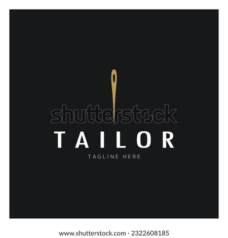 tailor logo icon illustration template combination of buttons for clothes, thread and sewing machine, for clothing product design, convection companies, fashion in vector form