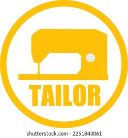 TAILOR logo illustration for vector design 