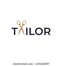 tailor logo. vector design