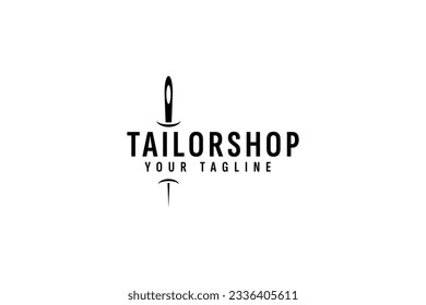 tailor logo vector icon illustration