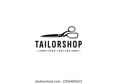 tailor logo vector icon illustration