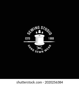 tailor mode logo black and white vector