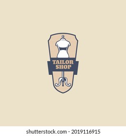 Tailor Mode Logo Vintage Retro Vector