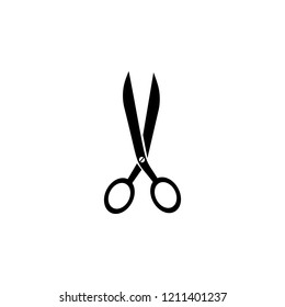 Tailor scissors icon. Element of tailor, clothier. Premium quality graphic design icon. Signs and symbols collection icon for websites, web design, mobile app on white background