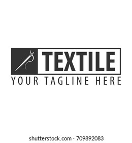 Tailor, Sewing, Handmade Logo Or Emblem Vector Illustration