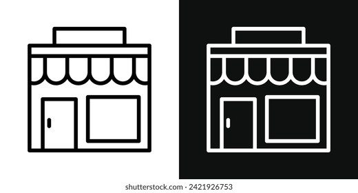 Tailor Shop Icon Set. Vector Illustration