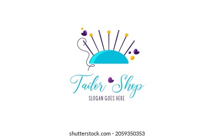 Emblema de diseño del logotipo de la tienda de venta al por menor