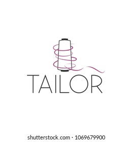 Tailor. Template for logo.