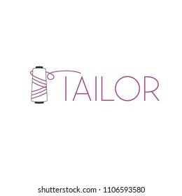 Tailor. Template For Logo.