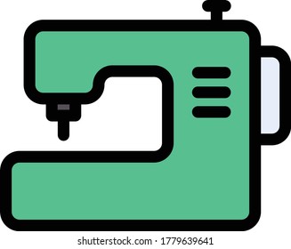 tailor vector flat color icon