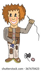 tailor vector illustration
