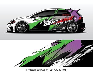 Tailored Solutions with Customizable Car Wrap Vectors