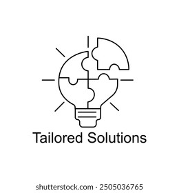 Tailored Solutions in Electronic Engineering icon with editable stroke.