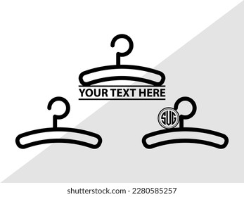 Tailoring Elements Monogram Vector Illustration Silhouette