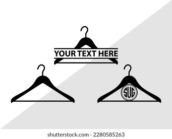 Tailoring Elements Monogram Vector Illustration Silhouette