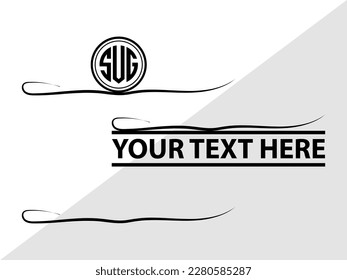 Tailoring Elements Monogram Vector Illustration Silhouette