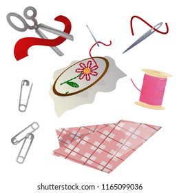 tailoring and hobby items set