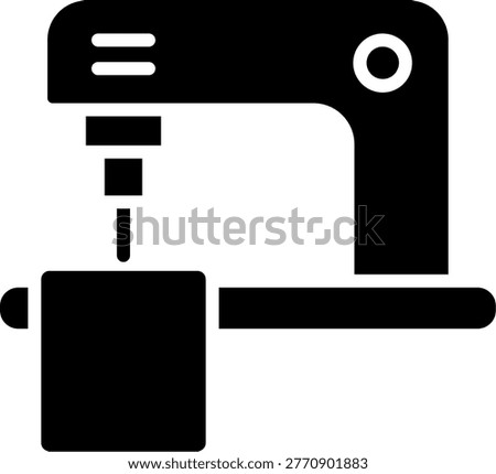 Tailoring Line Icon Vector Design