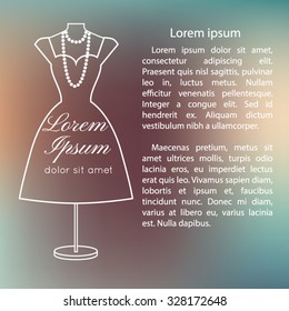  Tailoring logo, badge, emblem or design element thin line style vector.