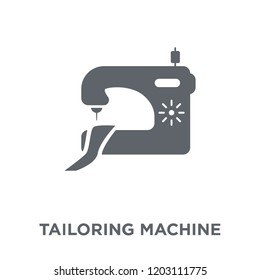 tailoring machine icon. tailoring machine design concept from Sew collection. Simple element vector illustration on white background.