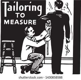 Tailoring To Measure - Retro Ad Art Banner