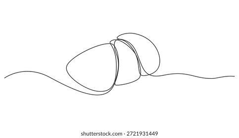 Schneider Kreide Stoff Kreide kontinuierliche Linie Kunst Zeichnung Stil Vektorgrafik