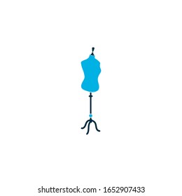 Tailors dummy icon colored symbol. Premium quality isolated mannequin element in trendy style.