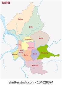 taipei administrative map