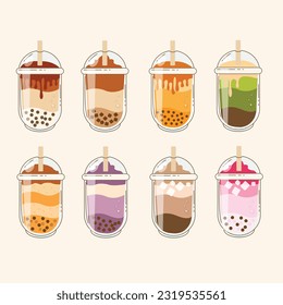Taiwan Bubble Milk Tea ice cup
