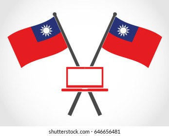 Taiwan Emblem Laptop