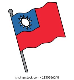 Taiwan flag design