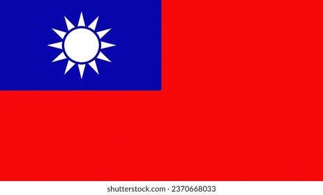 Taiwan Flag. National Taiwan flag. Flag of Taiwan Vector graphics