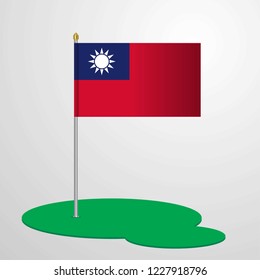 Taiwan Flag Pole