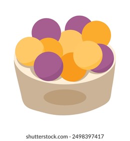 Taiwan Fried Sweet Potato Balls illustration