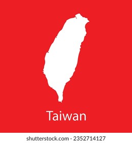 Vektorgrafik-Vektorgrafik-Design von Taiwan