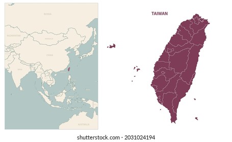 日本地図 台湾 のイラスト素材 画像 ベクター画像 Shutterstock
