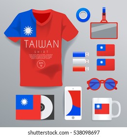 Taiwan : National Corporate Products : Vector Illustration