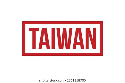 Taiwan Rubber Stamp Seal Vector