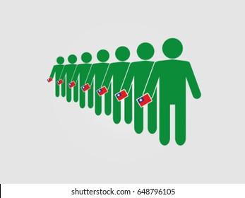 Taiwan Voters Queue