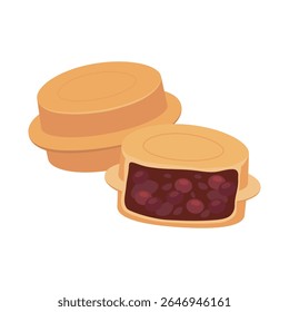 Taiwanese Red Bean Cake,wheel cake,wheel pie,wheel-shaped cake