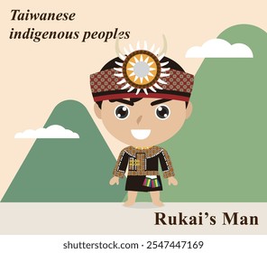 Taiwan's Rukai Man indigenous people